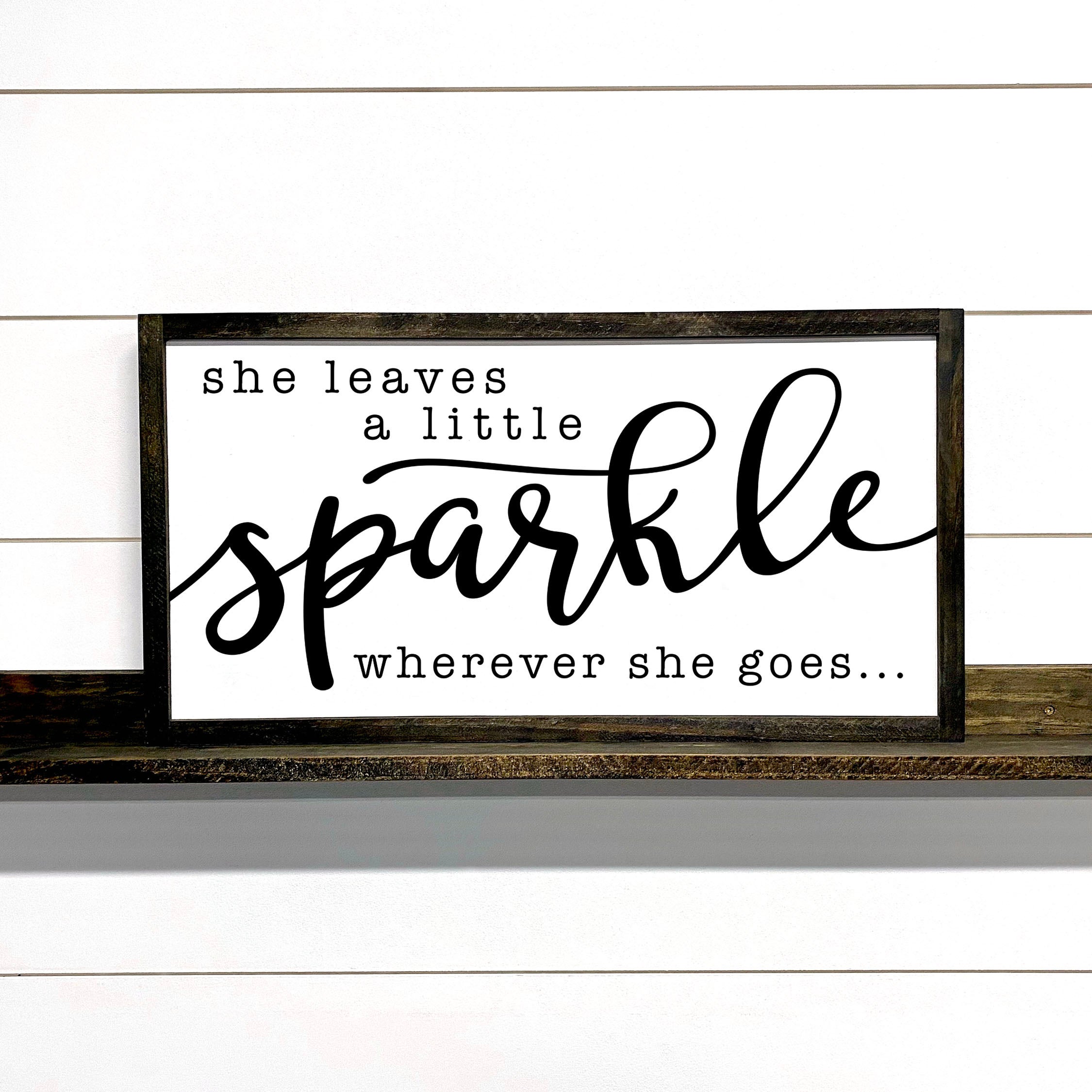 leave a little sparkle wherever you go printable
